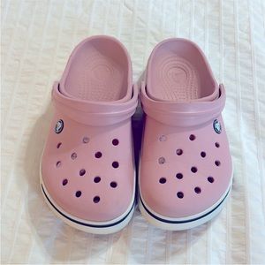 Pink Crocs